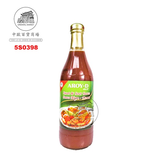 [501181/5S0398] SALSA AGRIDULCE THAI *AROY-D* 泰式甜酸酱 840g/12
