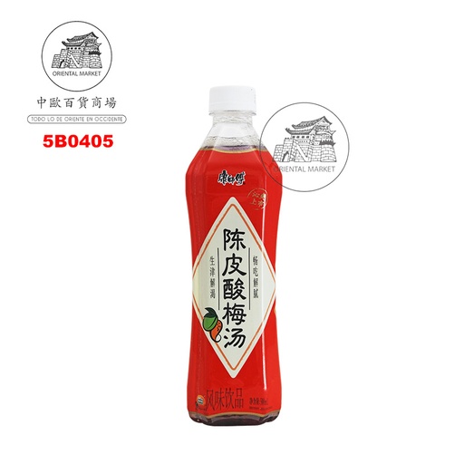 [5B0405] BEBIDA CIRUELA *MR KONG* 康师傅酸梅汤 500ml/15