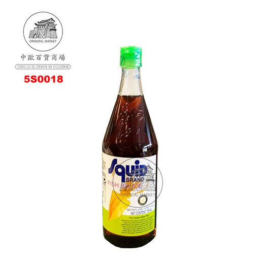 [5S0018] SALSA PESCADO *SQUID* 泰国鱿鱼露 725ml/12