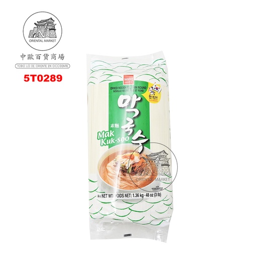 [5T0289] TALLARIN MAK KUKSOO *WANG* 韩国WANG素面干 1,36kg/12