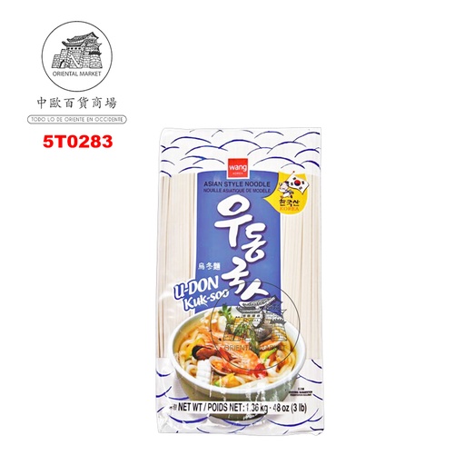 [502068/5T0283] FIDEOS UDON *WANG* 韩国WANG乌冬面干 1,36kg/12