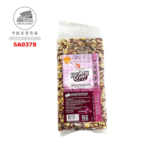 [501612/5A0378] ARROZ MULTIGRANO *SKY SWAN* 天鹅六谷米 1kg/12