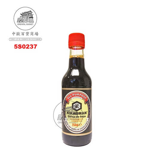 [5S0237] SALSA SOJA *KIKKOMAN* 日本万字酱油 250ml/12