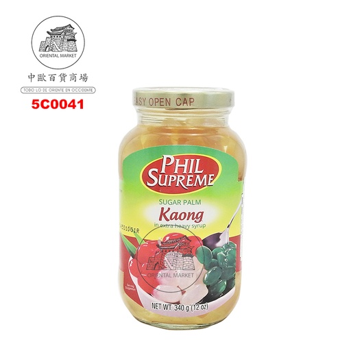 [5C0041] CONFITURA PALMA *PHIL SUPREME* 菲巴马果 340g/24