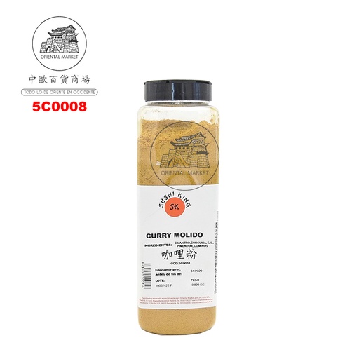 [501341/5C0008] CURRY POLVO *SUSHI KING* 寿司王咖喱粉 800g/12