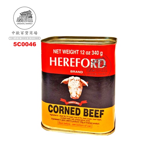 [5C0046] CORNED BEEF (FRANCIA)*HEREFORD* 法国酱肉 340g/12