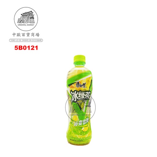[5B0121] BEBIDA TE VERDE *MR KONG* 康师傅冰绿茶 500ml/15