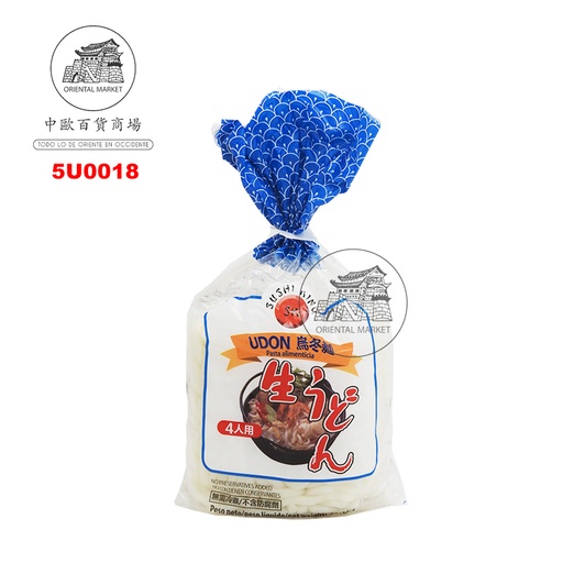 [5U0018] UDON COREANO *SUSHI KING* 寿司王韩式乌冬面 800g/4u/15