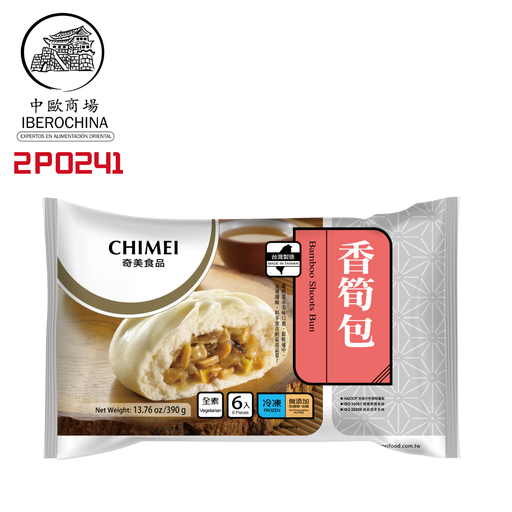 [2P0241] BOLLO BAMBU CONGELADO *CHIMEI* 奇美冻香笋包 390g/6u/15