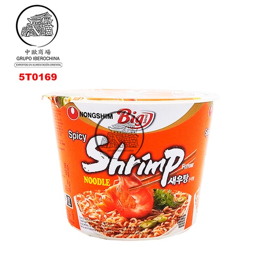 [5T0169] FIDEOS BOWL DE GAMBAS *NONGSHIM* 农心鲜虾碗面 115g/16