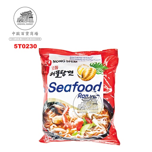 [5T0230] FIDEOS DE SEAFOOD RAMYUN *NONGSHIM* 农心海鲜汤面 125g/20