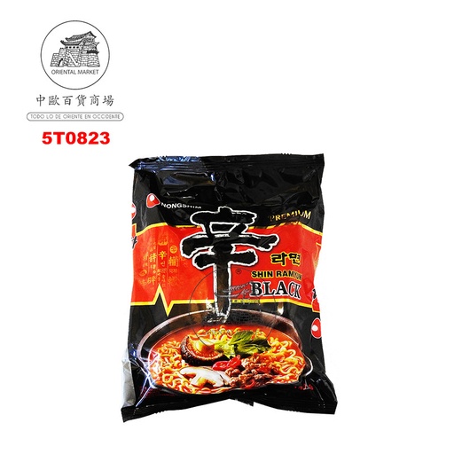[5T0823] FIDEOS DE RAMYUN BLACK *NONGSHIM* 农心浓汤辛拉面 130g/20